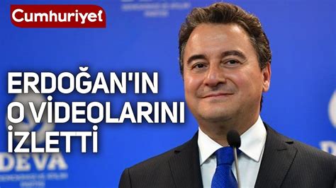 Ali Babacan Dan Olay S Zler Erdo An N O Videolar N Izletti Youtube