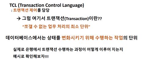 Sql Tcl Transaction Control Language