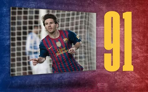 El Dato Del Día 91 Los Goles De Messi En Un Año Natural