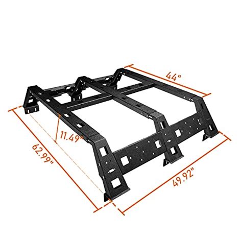 Hooke Road Tacoma Overland Bed Rack W Tonneau Cover Adapters 6 Brackets For Toyota Tacoma 2005