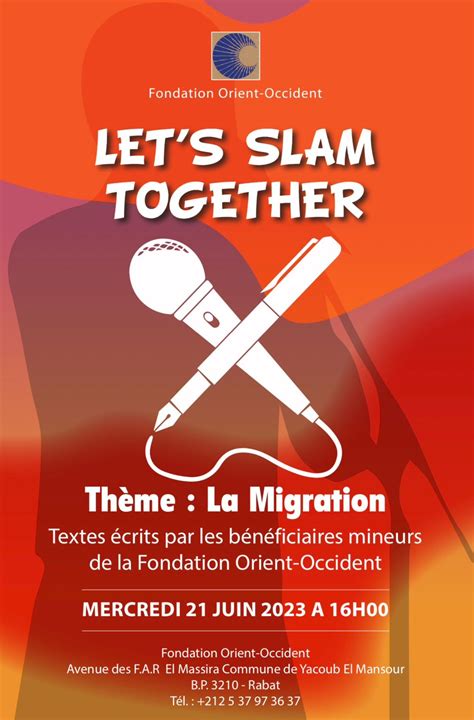 Let S Slam Together Fondation Orient Occident