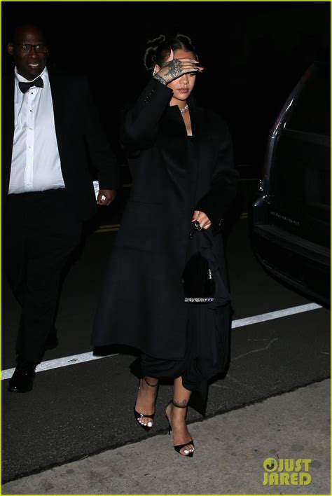 Rihanna A Ap Rocky Enjoy A Dinner Date After The Golden Globes