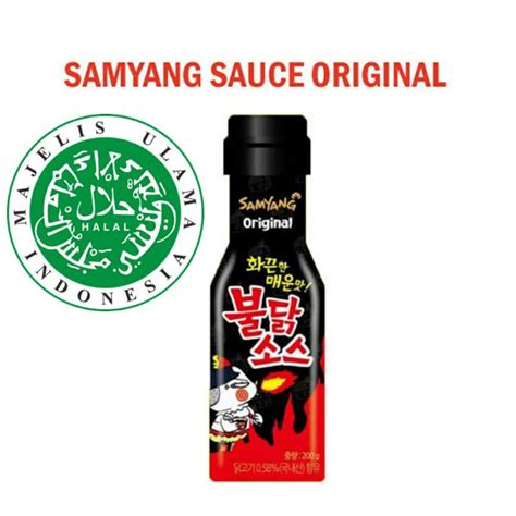 Jual Logo Halal Samyang Buldak Sauce Original Saus Pedas Saos Ala Korea Indonesiashopee