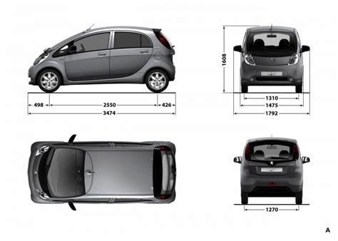 Photo dimensions extérieures Peugeot iOn I 1 031 Photos Peugeot