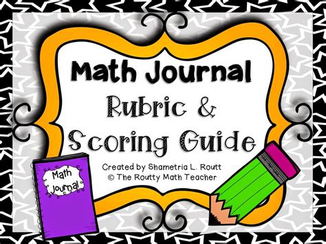 The Routty Math Teacher Math With Ms Routt Math Lesson And Assessment Journal