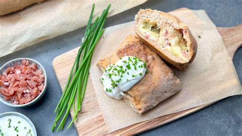 Weihnachtsmarkt Rezept Handbrot Mit Schinken Und K Se