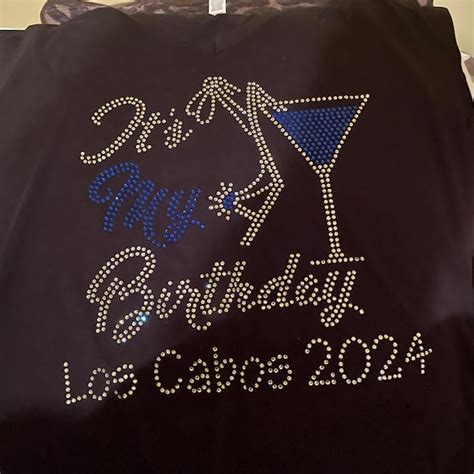 50th Birthday Girl Bling Rhinestone Glitter Shirt Ts For Her