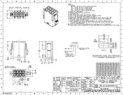 P Datasheet Pages Molex Mm Pitch Mini Fit Jr