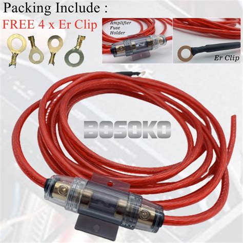 Car Kit Amplifier Audio Cable Wire Power Suit Ga Car Audio