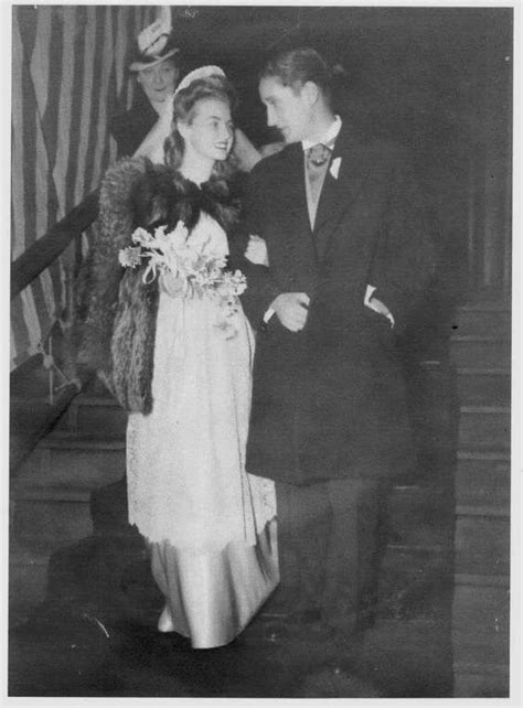 Chickie And Buddy Emerge From Their Infamous December 1942 Wedding All