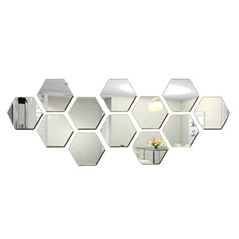 Set Oglinzi Decorative Hexagonale