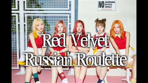 RED VELVET RUSSIAN ROULETTE MV Names Members YouTube