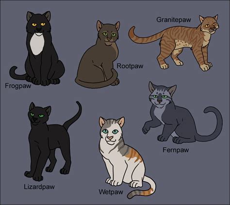 Shadowclan Apprentices By Kitendawili On Deviantart Warrior Cat