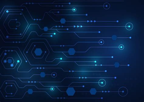 Tecnología de alta tecnología geométrica y fondo de sistema de conexión