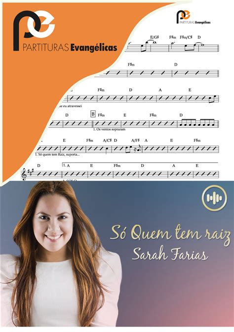 Cifra do Hino Só Quem Tem Raiz Sarah Farias Partituras Evangelicas