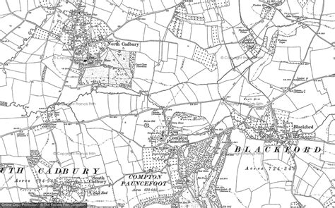 Old Maps Of Compton Pauncefoot Somerset Francis Frith