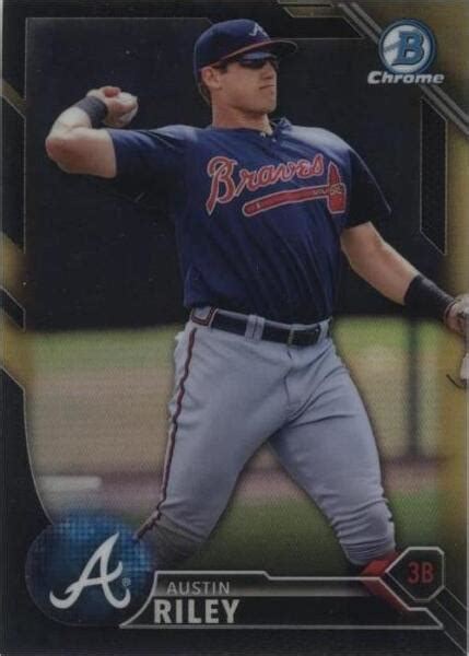 2016 Bowman Chrome Prospects Black Gold Refractor BCP202 Austin