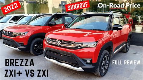 Maruti Suzuki Brezza Zxi Plus Vs Zxi Model Comparision On Road