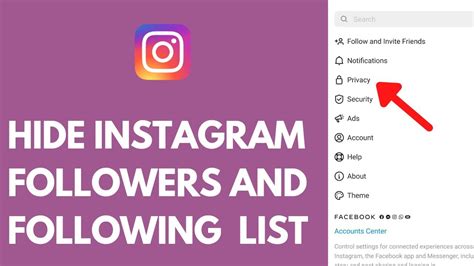 How To Hide Instagram Followers And Following List In