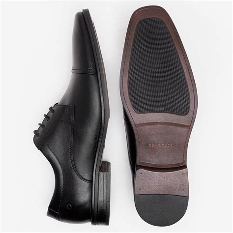 sapato social Democrata Com cadarço Preto - Compre Agora | Dafiti Brasil