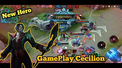 Gameplay Hero Baru Cecilion Ml Mage Gak Ada Obat Youtube