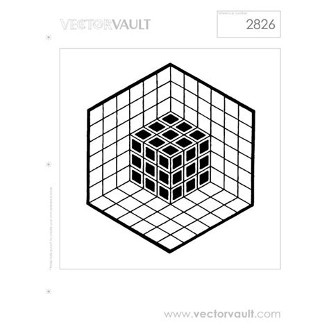 3D cube Royalty Free Stock SVG Vector