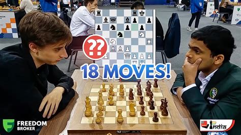 Daniil Dubov Vs Nihal Sarin An Move Miniature World Rapid