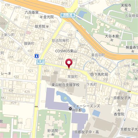 京都府京都市東山区渋谷通東大路東入常盤町 の地図 Mapfan