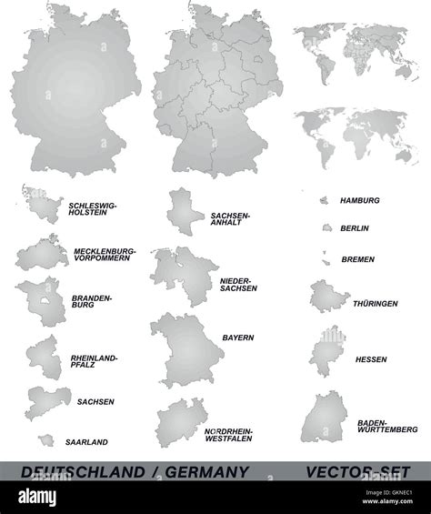 Grenze Karte Von Deutschland Mit Grenzen In Violett Stock Vektorgrafik