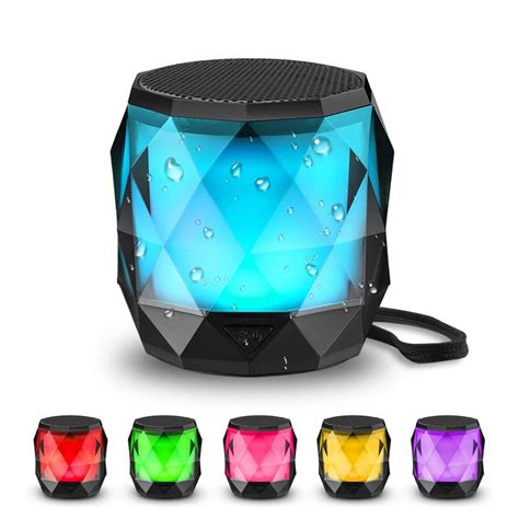 LFS Mini Bluetooth Speaker, Portable, 7-Color LED, TWS Pairing ...