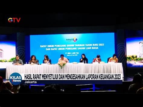 RUPST Dan RUPSLB PT MNC Land Tbk Digelar Kilas INews 29 06 YouTube