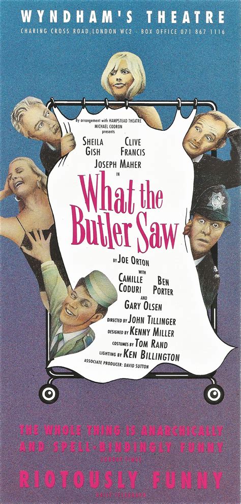 Production of What the Butler Saw | Theatricalia