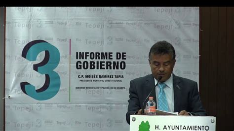 Tercer Informe De Gobierno Youtube