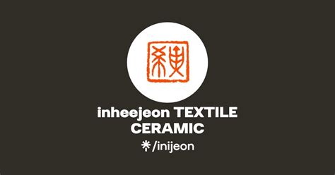 Inheejeon TEXTILE CERAMIC Linktree