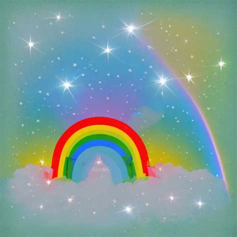 Rainbow Beam Of Shiny Light Vintage Stable Diffusion Openart