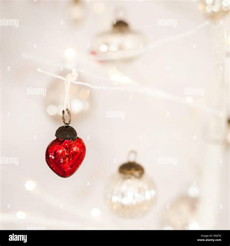 Heart Baubles Hi Res Stock Photography And Images Alamy