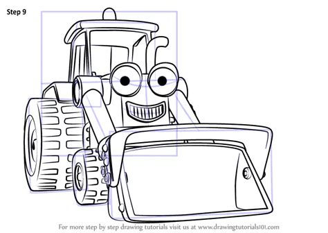 Learn How To Draw Scoop From Bob The Builder Bob The Builder Step By