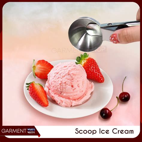 Jual Sendok Takar Ice Cream Scoop Es Krim Skup Scoup Stainless Steel