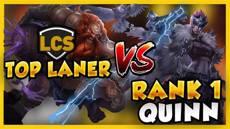 Rank 1 Quinn Playing Against Lcs Top Laner How To Beat Meta Champs