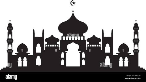 Mosque Icon Vector Illustration Design Template Stock Vector Image