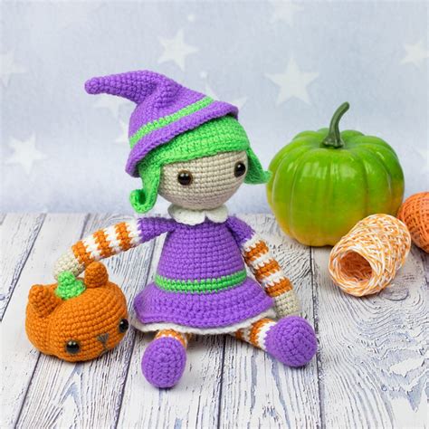 Halloween Witch Amigurumi Pattern Halloween Crochet Patterns