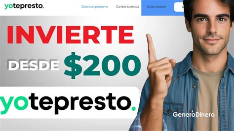 INVIERTE o solicita un préstamo en yotepresto Cómo funciona Es