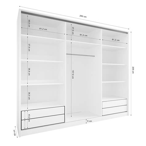 Schiebeschrank Mit Spiegel Und Schubladen Novi C Kaschmir