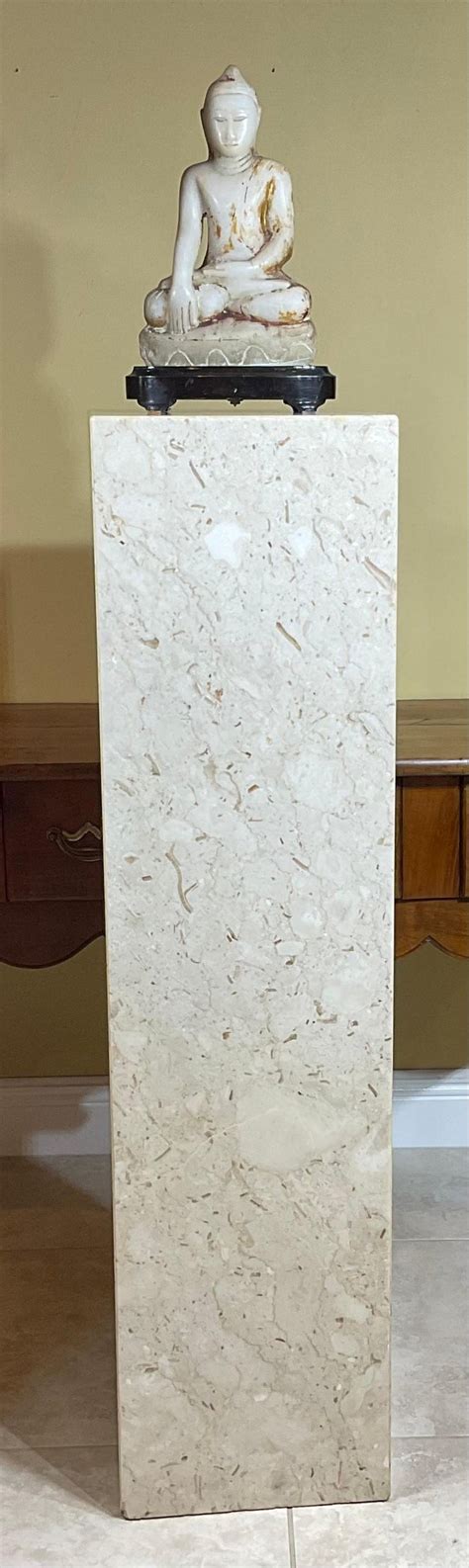 High Rectangular Marble Sculpture Base For Sale At 1stdibs Marble