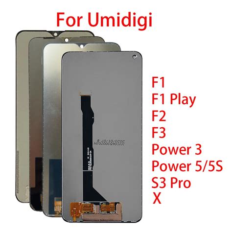 Ensemble Cran Tactile Lcd De Remplacement Pour Umidigi X F Umidigi