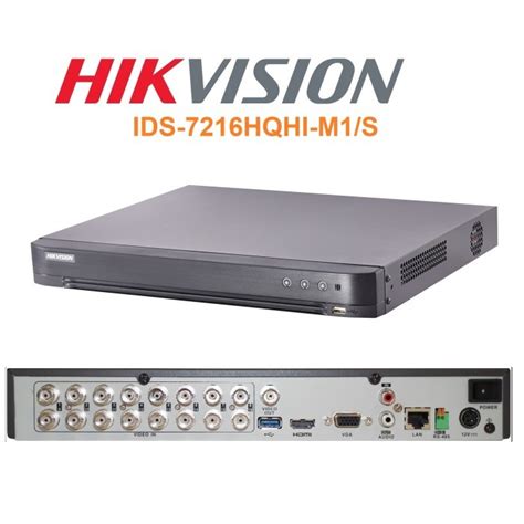 Jual DVR HIKVISION 16CH IDS 7216HQHI M1 E ACUSENSE Shopee Indonesia