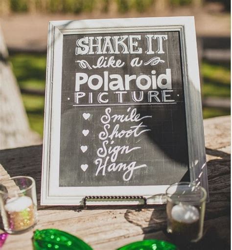 Polaroid Sign Polaroid Wedding Chalkboard Wedding Wedding