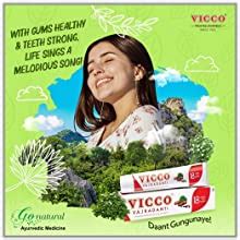 Vicco Vajradanti Ayurvedic Paste Saunf Flavour 18 Essential Herbs And