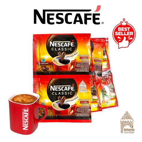 Jual Nescafe Classic 2 Gram Kopi Isi 10 Pcs Dalgona Coffee Shopee