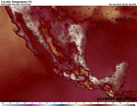 Meteorolog A M Xico On Twitter Pron Stico Del Tiempo Mayo